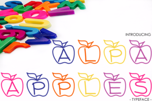 Alpha Apples: A Playful Decorative Typeface for Modern Web Design