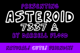 Asteroid 7337: A Playful Typeface for Bold Branding