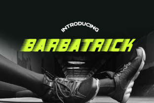 Barbatrick: The Edgy Free Font for High-Energy Brand Identity