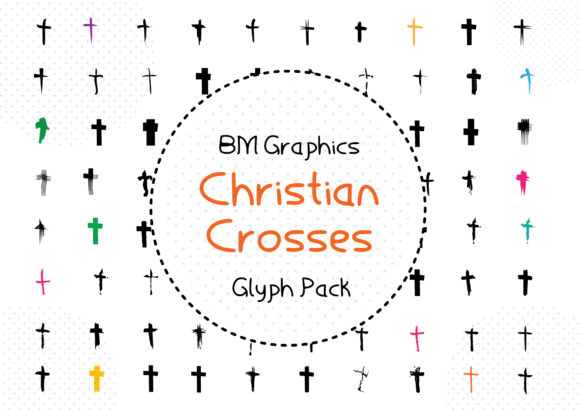 BM Graphics Christian Crosses: A Premium Dingbats Typeface for Editorial Design
