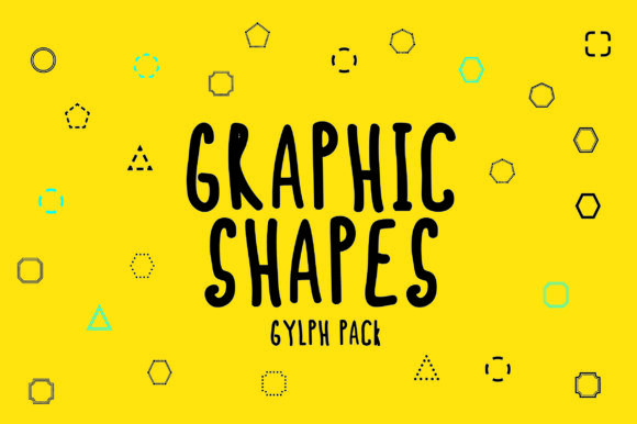 BM Graphics - Graphic Shapes Glyph: A Modern Dingbats Typeface for Editorial Design