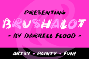 Brushalot: A Digital Designer’s Take on Brush-Stroke Typography