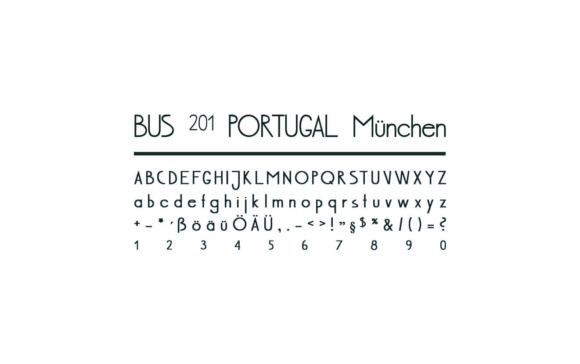Bus 201 Portugal München: A Modern Sans Serif for Editorial Design