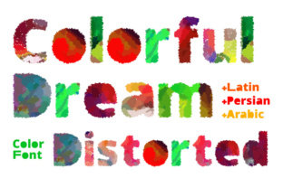 Colorful Dream Distorted: The Creative Font for Vibrant Campaigns
