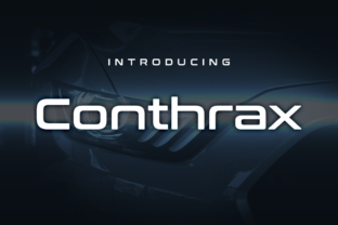 Conthrax: A Bold Orthogonal Sans-Serif for Modern Branding