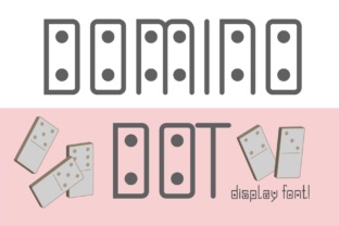Domino Dot Duo: The Perfect Sans Serif Font for Handmade Labels and Invitations