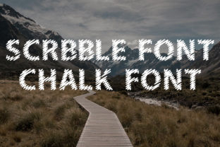 Dusker Scribble: The Perfect Chalk Effect Font for Handcrafted Branding