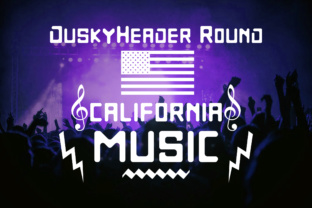 DuskyHeader Round: A Creative Font for Bold Campaign Visuals