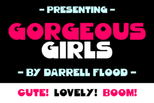 Gorgeous Girls: The Quirky Sans Serif Font for Bold Web Designs