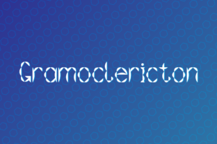 Gramoclericton: A Friendly Decorative Typeface for Creative Branding