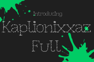 Kaplionixxaz Full: The Perfect Decorative Typeface for Handmade Brands