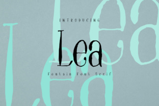 Lea: A Casual Serif Typeface for Modern Web Design