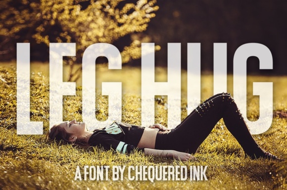 Leg Hug: A Tall Sans Serif Font for Modern Craft and Product Design
