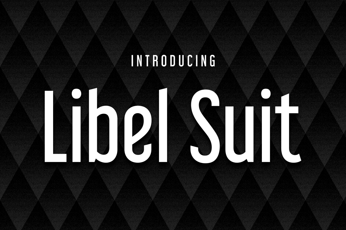 Libel Suit: The Minimal Typeface for Modern Editorial Design