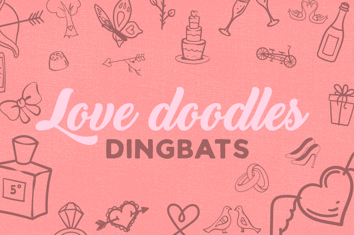 Love Doodles Dingbat: A Handdrawn Typeface for Editorial Design