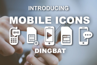 Mobile Icons: The Essential Dingbats Typeface for Modern Web Design
