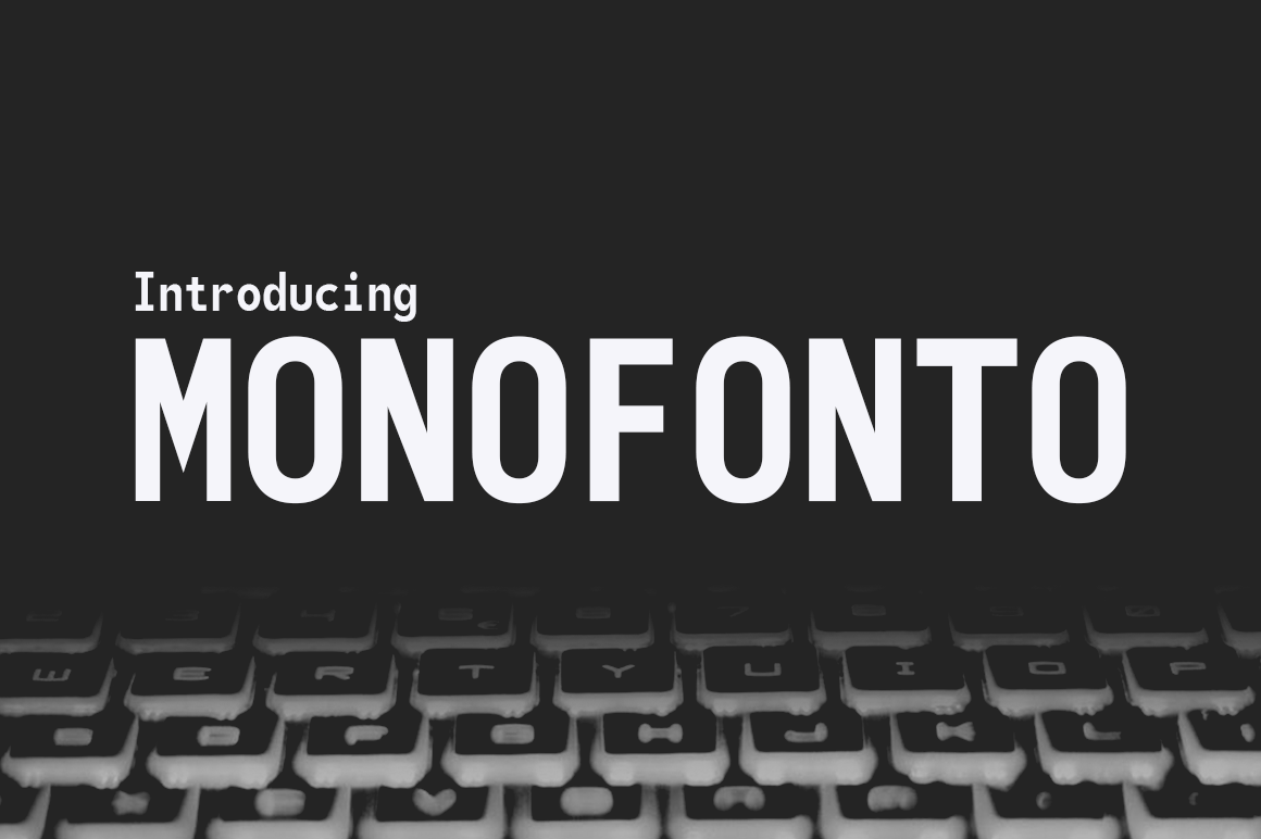 Monofonto: The Clean Typeface for Handmade Product Labels and Printables