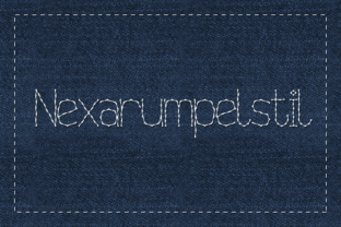 Nexarumpelstil: The Hand-Stitched Typeface for Authentic Campaigns