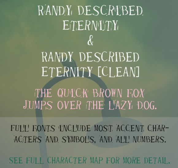 Randy Described Eternity: A Handcrafted Typeface for Digital Storytelling