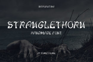 Stranglethorn: A Horror-Themed Typeface for Editorial Design