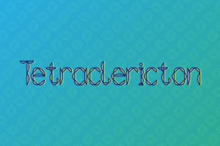Tetraclericton: A Creative Decorative Typeface for Modern Branding