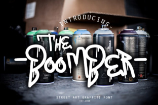 The Boomber: A Bold Blackletter Font for Standout Branding
