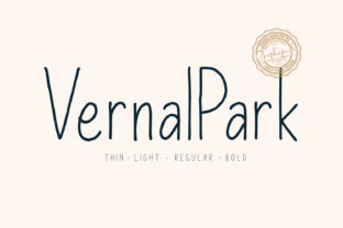 Vernal Park Family: A Classic Sans Serif for Handmade Branding